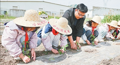 農(nóng)場裡的勞動課