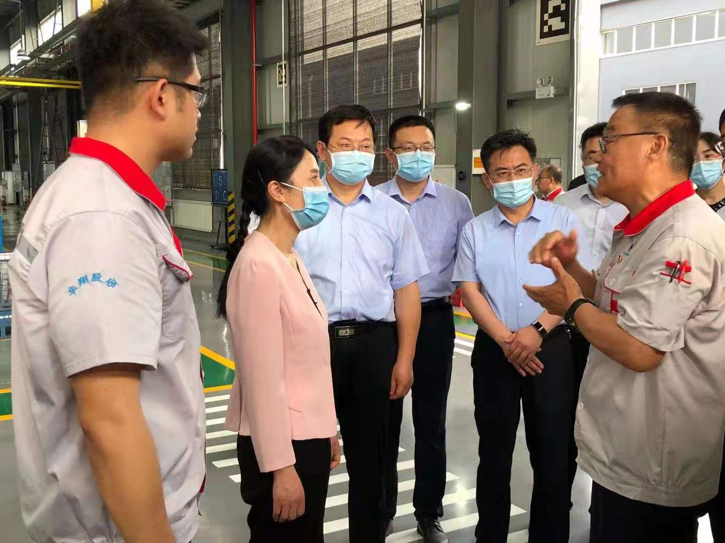省委常委、組織部部長陳安麗蒞臨我司調(diào)研企業(yè)黨建及運行情況